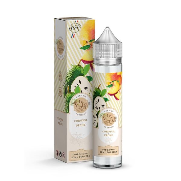 E-liquide Corossol Pêche 50 ml - Le petit verger