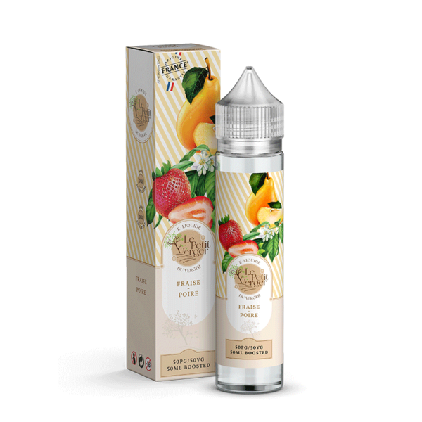 E-liquide Fraise Poire 50 ml - Le petit verger