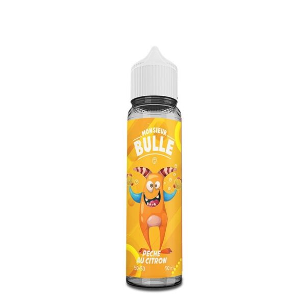 E-liquide Pêche au Citron 50ml - Monsieur Bulle
