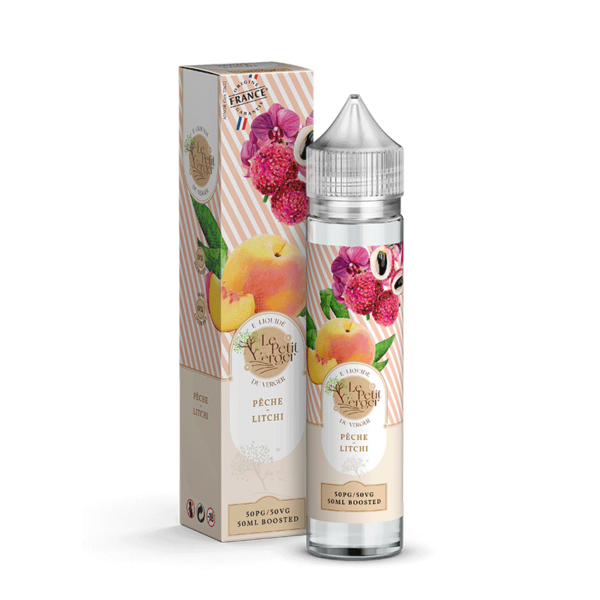 E-liquide Peche Litchi 50 ml - Le petit verger